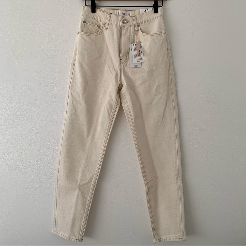 Mango High Waist Mom Jeans